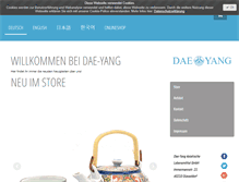 Tablet Screenshot of dae-yang.de